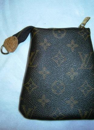 Louis vuitton monogram small cosmetic case/wallet hand made