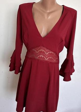 Плаття бордо