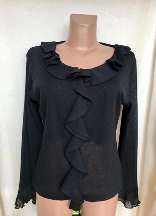 Стильна брендовий блуза з воланами 🖤