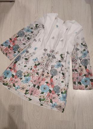 Невероятное платье в цветочный принт, f&f, р. 10/38/м2 фото