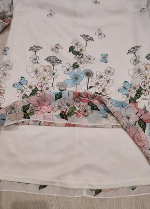 Невероятное платье в цветочный принт, f&f, р. 10/38/м7 фото