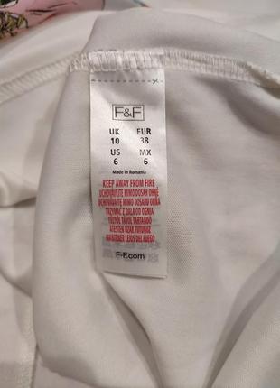 Невероятное платье в цветочный принт, f&f, р. 10/38/м8 фото