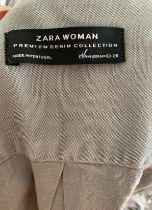 Сорочка жіноча zara woman premium denim collection рубашка женская9 фото