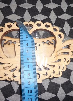 Деревянный декор сувенир голуби, в подарок при покупке 🎁 :)3 фото