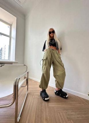 Брюки карго в стиле balenciaga