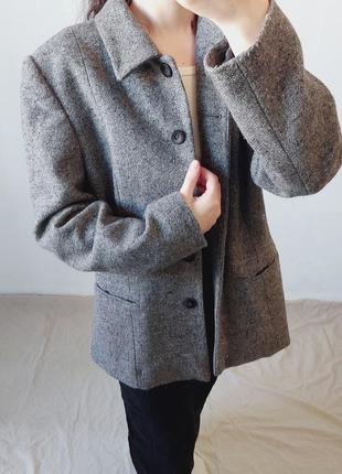 Пиджак мягкий винтажный, легкое пальто3 фото