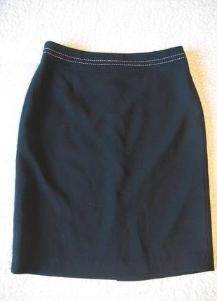 Черная юбка с разрезом debenhams