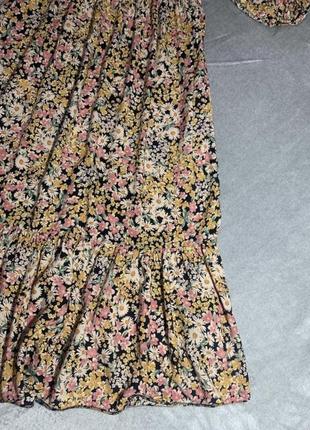 F&f вискозное платье в цветочный принт4 фото