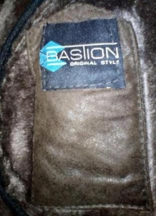 Чоловіча куртка на хутрі бренду "bastion"5 фото