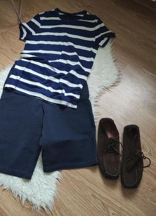 Льняная футболка h&m