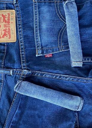 Темно сині джинси levi’s 511 w 30 l 322 фото