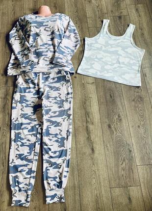 Оригинальный спортивный костюм оверсайз хлопковый dress  (италия)