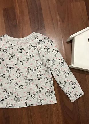 Реглан лонгслив 2-3 года