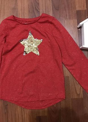 Реглан лонгслив 9-10 лет