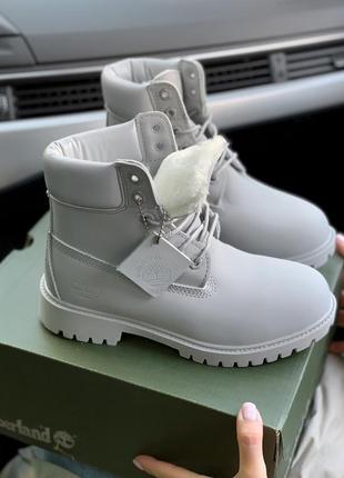 Шикарные женские зимние ботинки Чоловічі шкіряні чоботи timberland 😍 (с мехом)