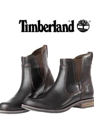 Женские ботинки челки коричневые timberland earthkeepers демисезонные боты6 фото