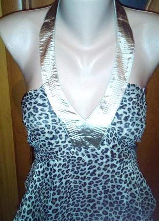 Сукня сарафан пляжне принт леопард2 фото