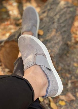 Слипоны ray серый