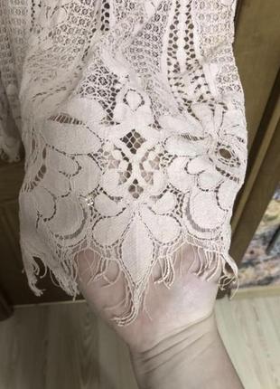 Новое гипюровые платья на резинке по талии 48-50 р reserved10 фото