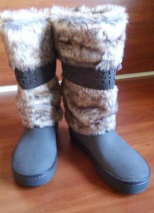 Crocs зимние сапоги унты