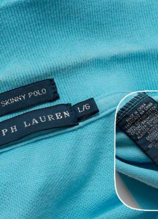 Ralph lauren the skinny polo con shirt wmns жіноче поло10 фото