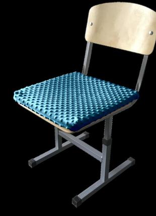 М'яка подушка 38×38 та чохол з бавовни на стілець 38×19 для школяра | індивідуальне пошиття7 фото