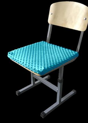 М'яка подушка 38×38 та чохол з бавовни на стілець 38×19 для школяра | індивідуальне пошиття2 фото