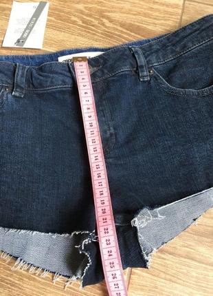 Новые темно синие джинсовые шорты с биркой, летний распродаж!4 фото