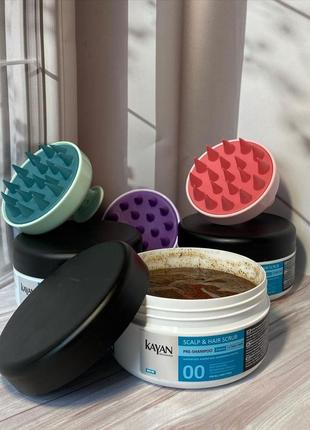 Скраб-пилинг для кожи головы kayan professional 300 мл- решение проблем выпадения и частого мытья