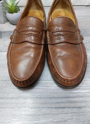 Туфли лоферы коричневые camel boots6 фото