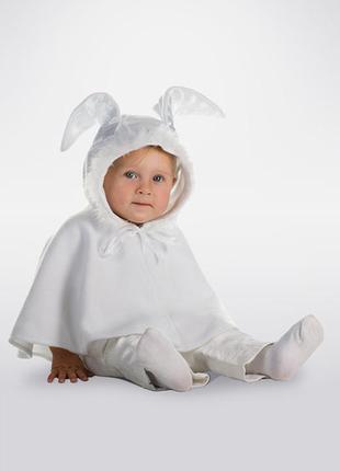 Детский карнавальный костюм зайка пелерина
