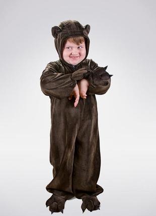 Карнавальний костюм для хлопчика ведмідь1 фото