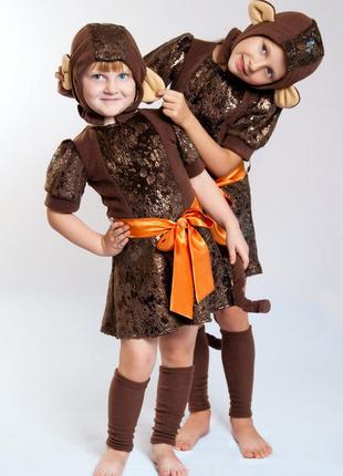 Карнавальный костюм для девочек обезьянка2 фото