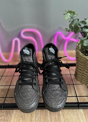 Vans rainbow glitter sk8 hi оригинал