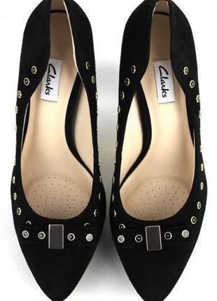 Жіночі туфлі clarks оригінал замша ow2936 38.39p.2 фото