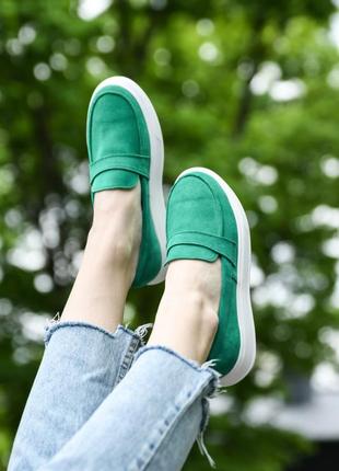 Замшевые / кожаные лоферы 6 цветов!