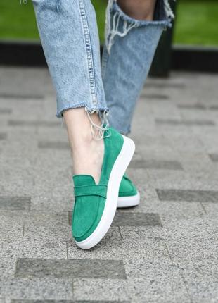 Замшевые / кожаные лоферы 6 цветов!