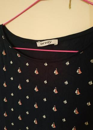 Футболка orsay з корабликами2 фото