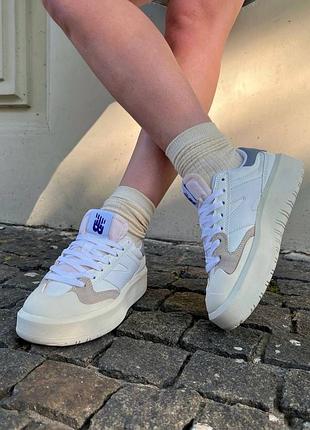 👟 nb white reflection кроссовки кожа 🔥