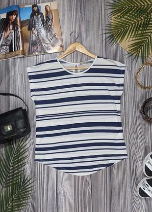 Блуза в полоску из вискозы orsay #741