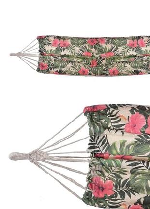 Гамак jumi garden тканевый с чехлом тропик