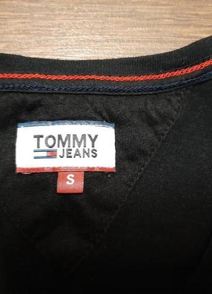 Майка tommy jeans hilfiger - хлопок6 фото