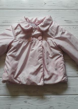 Нежная куртка демисезонная с зайками