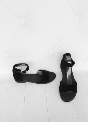 Шкіряні, натуральні замшеві босоніжки 40 розміру