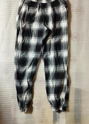 Штаны клетчатые,штаны мужские