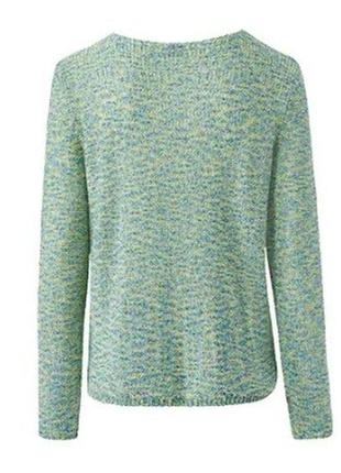 Стильний і якісний в'язаний светр з меланжової пряжі tchibo(германия), р. наши: 50-52 (44 евро)4 фото