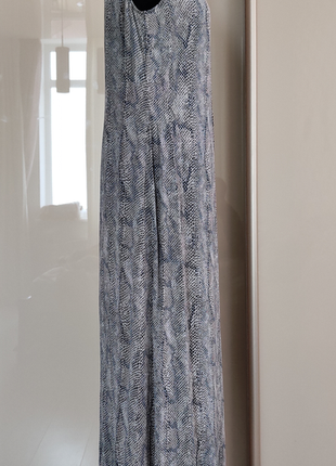 Платье сарафан в змеиный принт макси длина2 фото