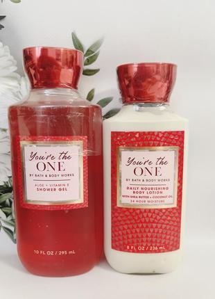 Набор лосьон + гель you’re the one от bath and body works