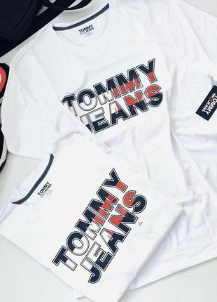 Футболка чоловіча tommy hilfiger jeans футболка мужская томми хилфигер оригінал1 фото