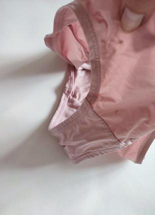 Пастельные трусы женские розовые хипстеры атласные шелковые трусики слипы слиппы7 фото